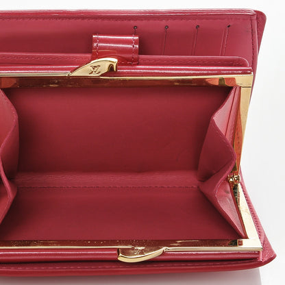 Louis Vuitton Vernis French Purse Wallet Framboise 6 of 7