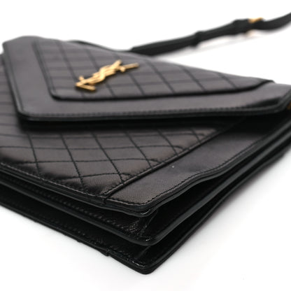 Saint Laurent Lambskin Quilted Mini Gaby Satchel Black 8 of 9