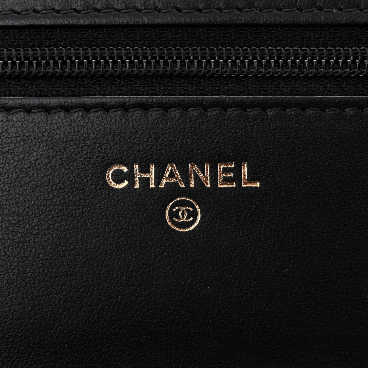 Chanel Shiny Caviar Quilted Pick Me Up Wallet On Chain WOC Black 6 of 12