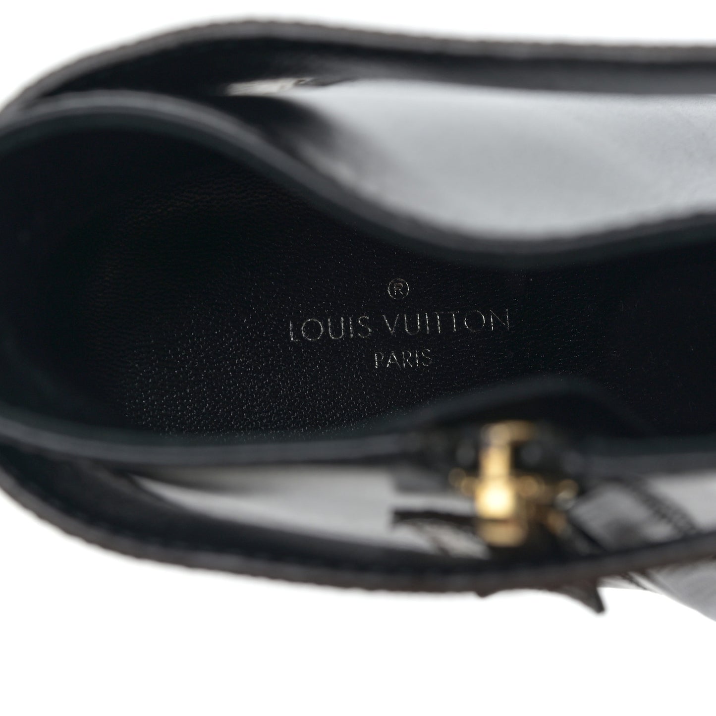 Calfskin Patent Monogram Matchmake Low Boots 39.5