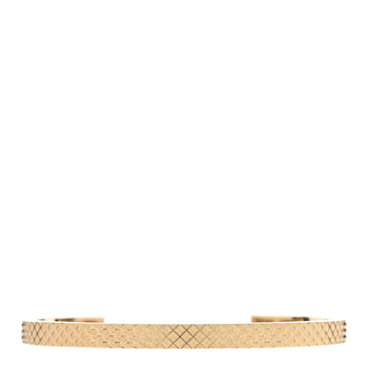 Tiffany 18K Yellow Gold Narrow Diamond Point Cuff Bracelet 1 of 4