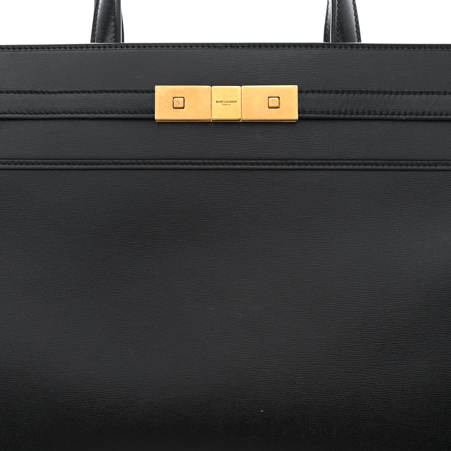 Saint Laurent Calfskin Small Manhattan Shopper Tote Black 8 of 12