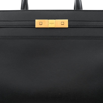 Saint Laurent Calfskin Small Manhattan Shopper Tote Black 8 of 12