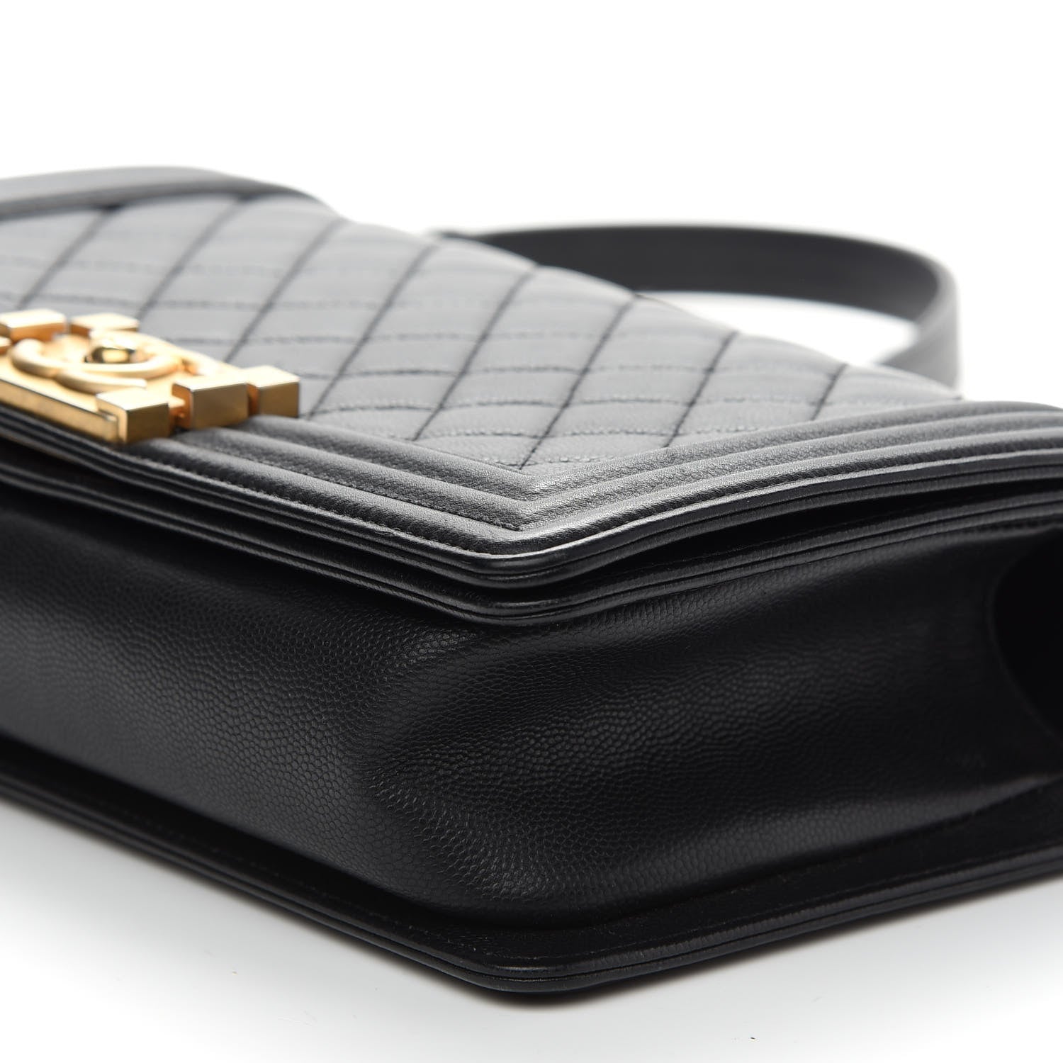 Chanel Caviar Quilted Medium Boy Flap Black 9 of 9