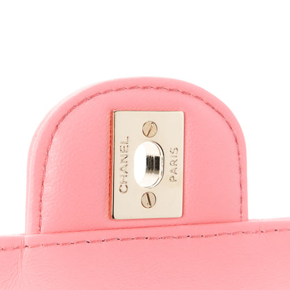 Chanel Lambskin Quilted CC In Love Heart Bag Pink 8 of 11