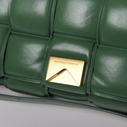 Bottega Veneta Nappa Maxi Intreccio Padded Cassette Crossbody Bag Racing Green 10 of 12