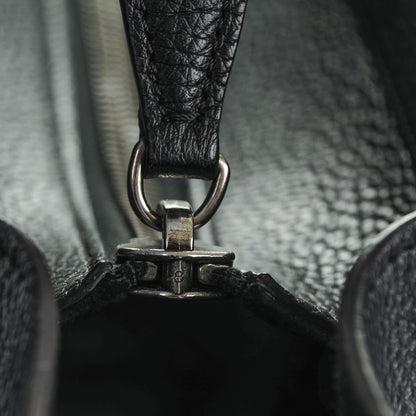 Celine Drummed Calfskin Mini Luggage Black 8 of 8