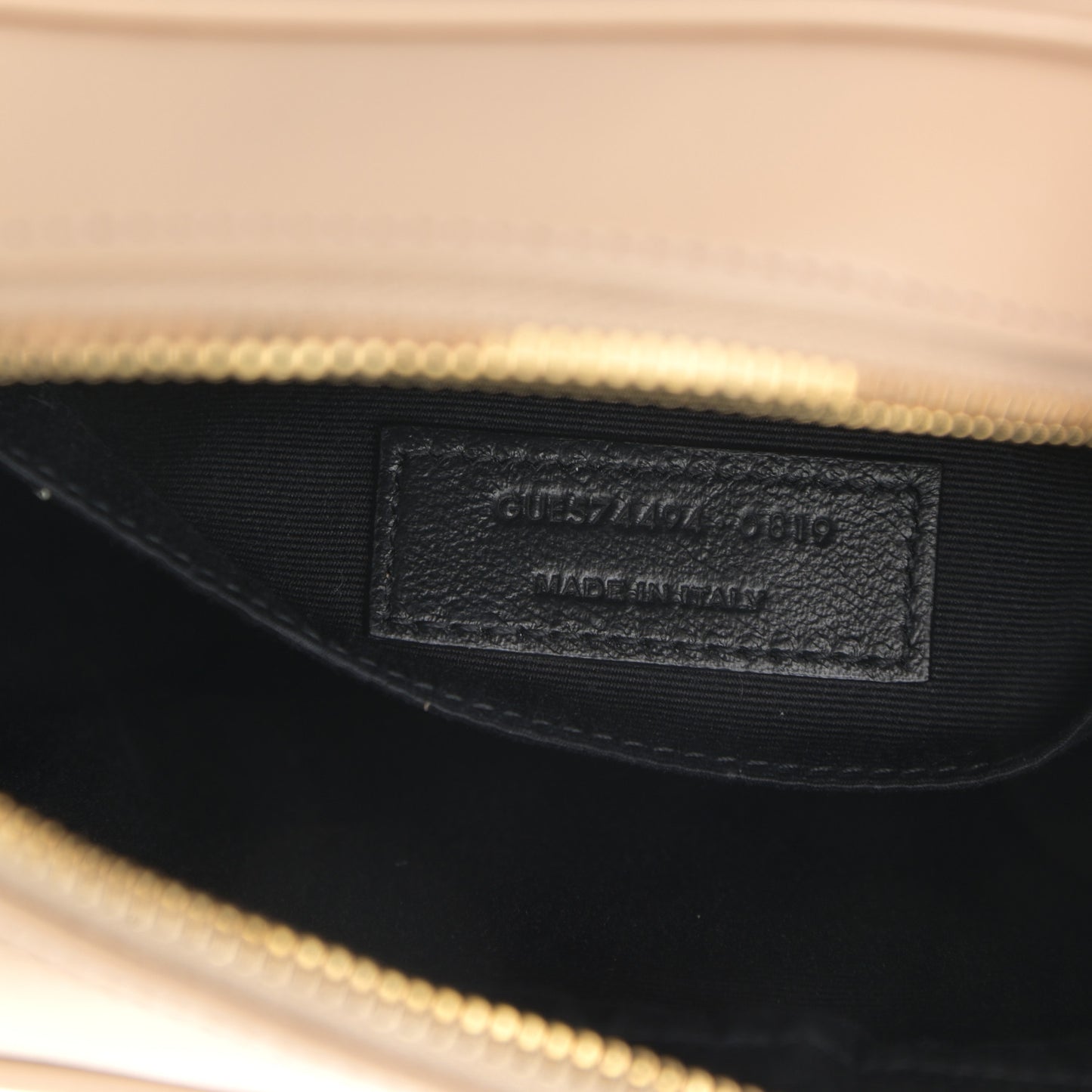 Calfskin Matelasse Monogram Lou Camera Bag Dark Beige