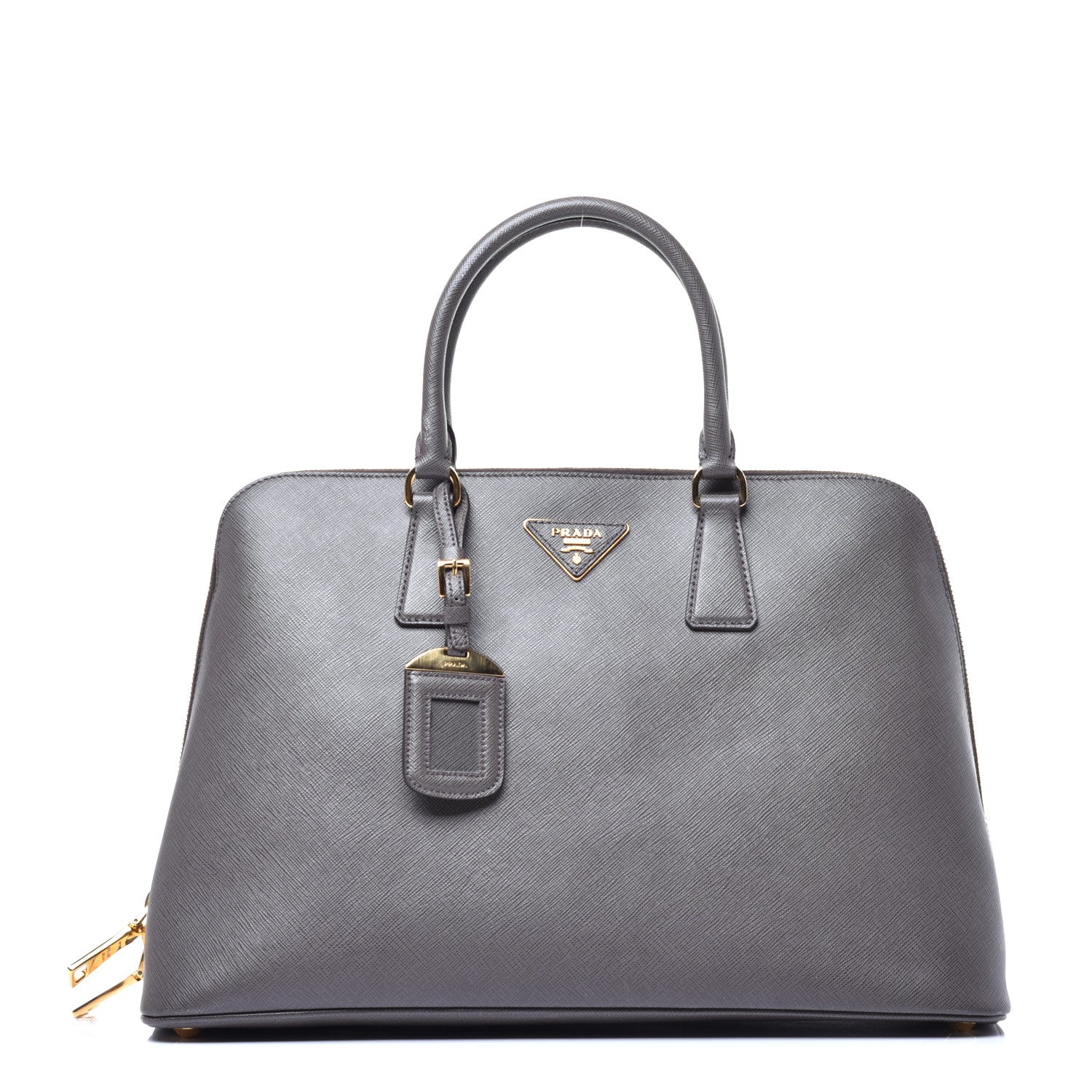 Prada Saffiano Lux Large Promenade Tote Grafite 1 of 8