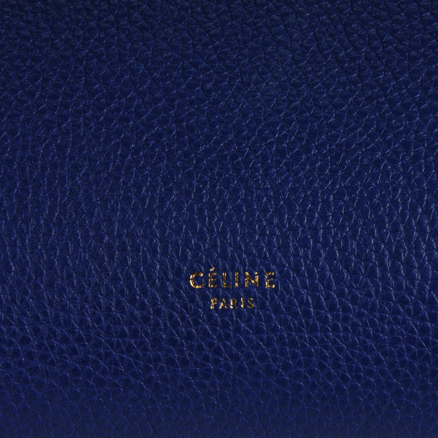 Baby Grained Calfskin Mini Belt Bag Indigo