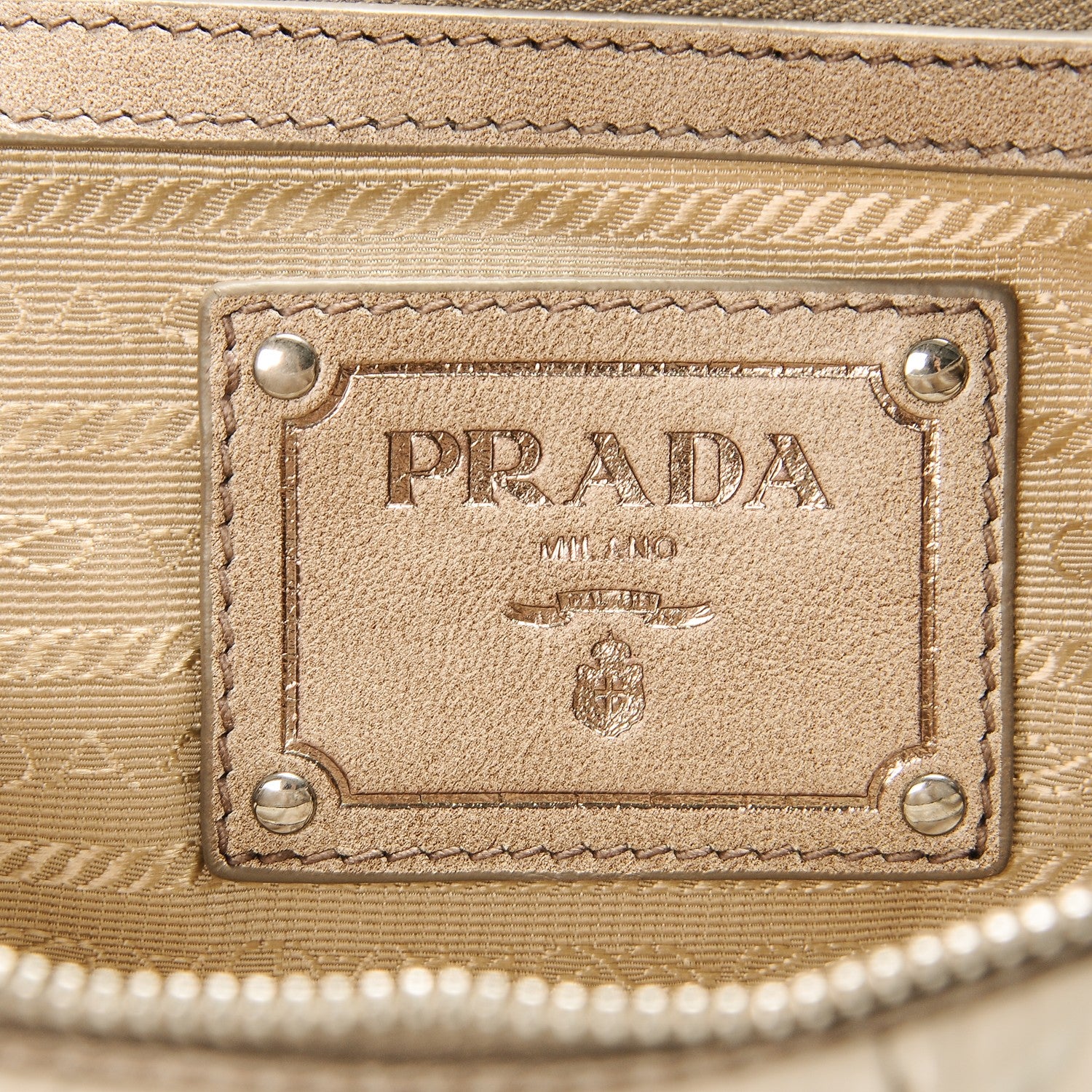 Prada Nappa Gaufre Tote 6 of 11