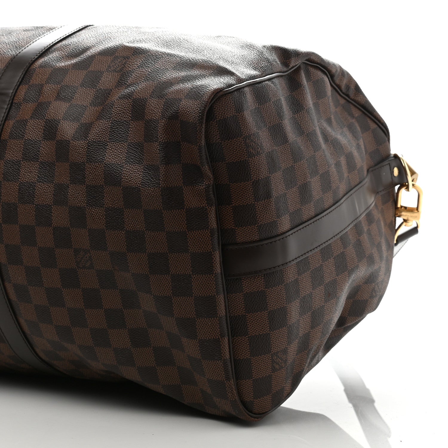 Louis Vuitton Damier Ebene Keepall Bandouliere 55 10 of 17