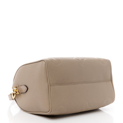 Louis Vuitton Empreinte Monogram Giant Speedy Bandouliere 25 Tourterelle 4 of 12