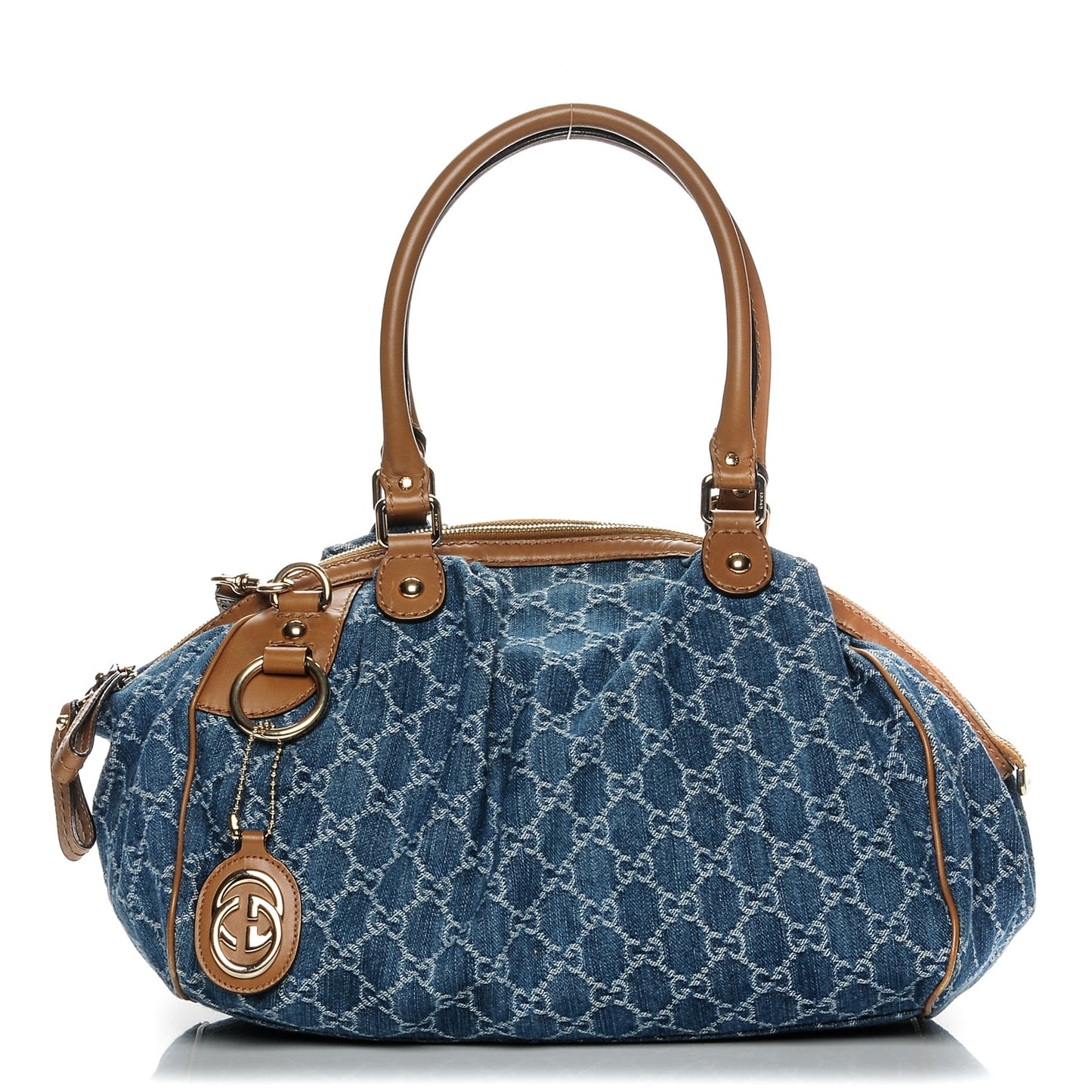 Denim Monogram Medium Sukey Boston