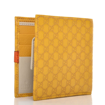 Gucci Microguccissima Bi-Fold Wallet Bumblebee Dark Orange Mystic White 3 of 8