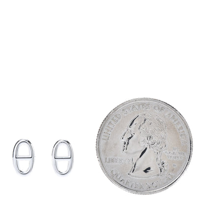 Hermes Sterling Silver TPM Farandole Earrings 2 of 6