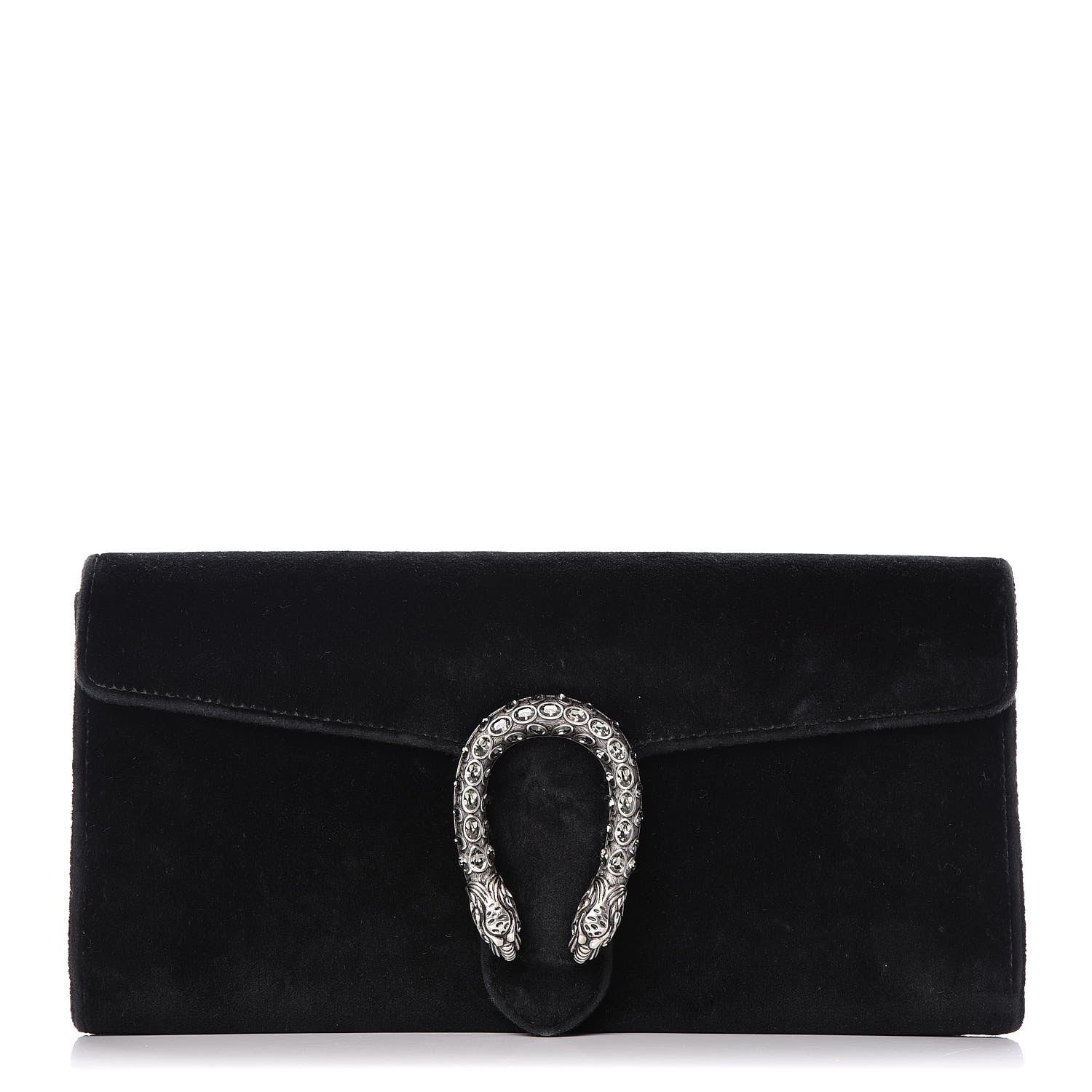Gucci Velvet Dionysus Clutch Black 1 of 13