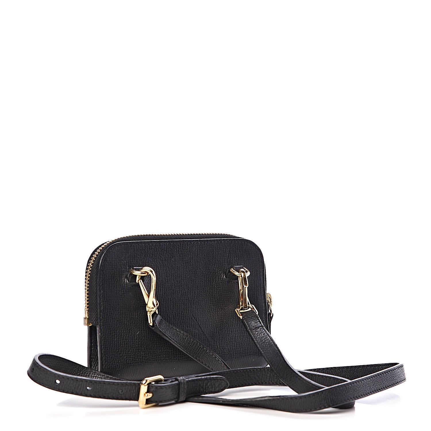 Burberry Grain Calfskin Small Crossbody Bag Black 3 of 14