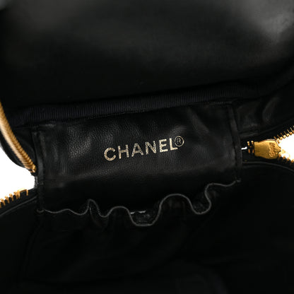 Chanel Caviar Vanity Cosmetic Case Black 6 of 9