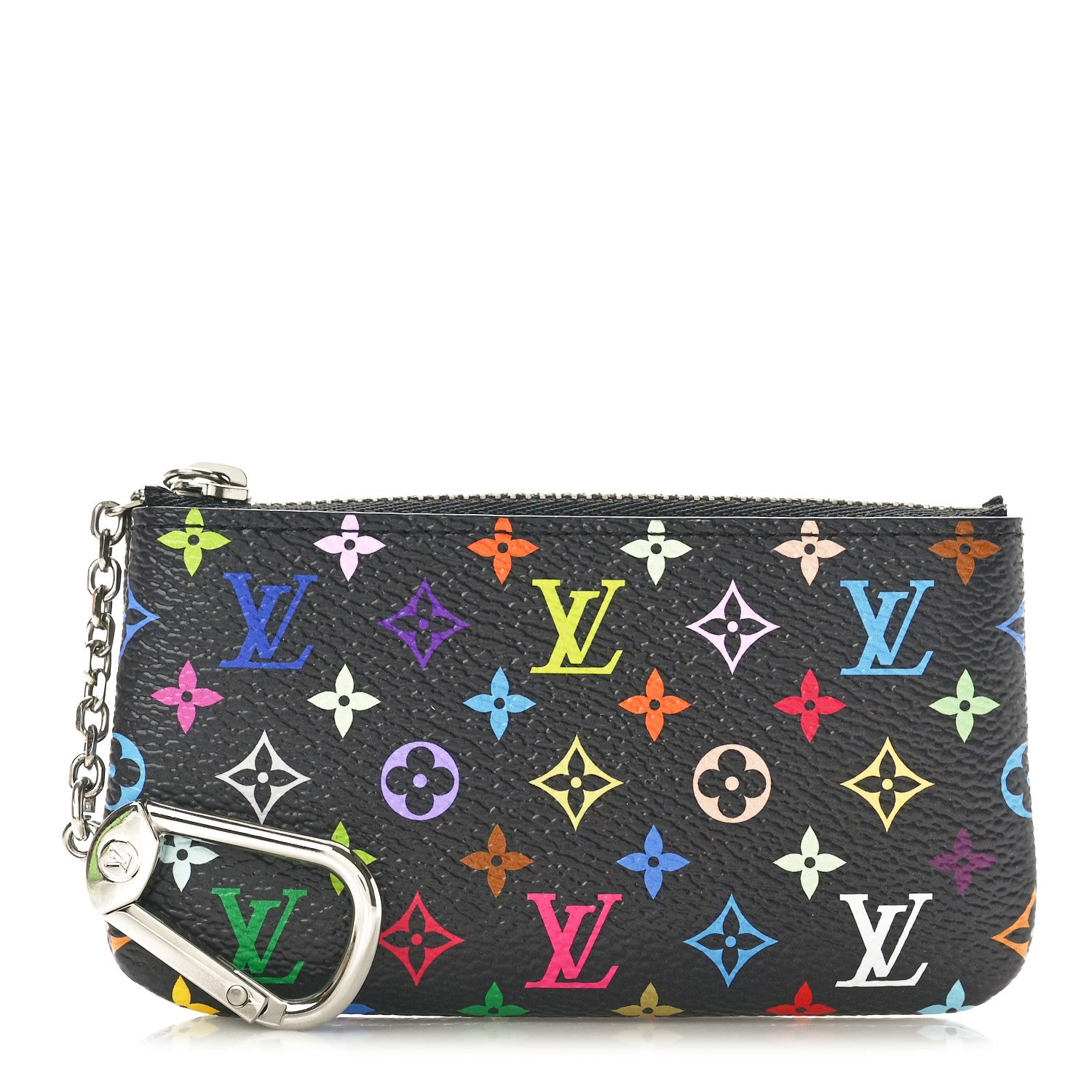Louis Vuitton LV X TM Monogram Multicolor Key Pouch Black 1 of 8