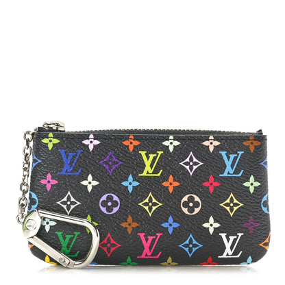 Louis Vuitton LV X TM Monogram Multicolor Key Pouch Black 1 of 8