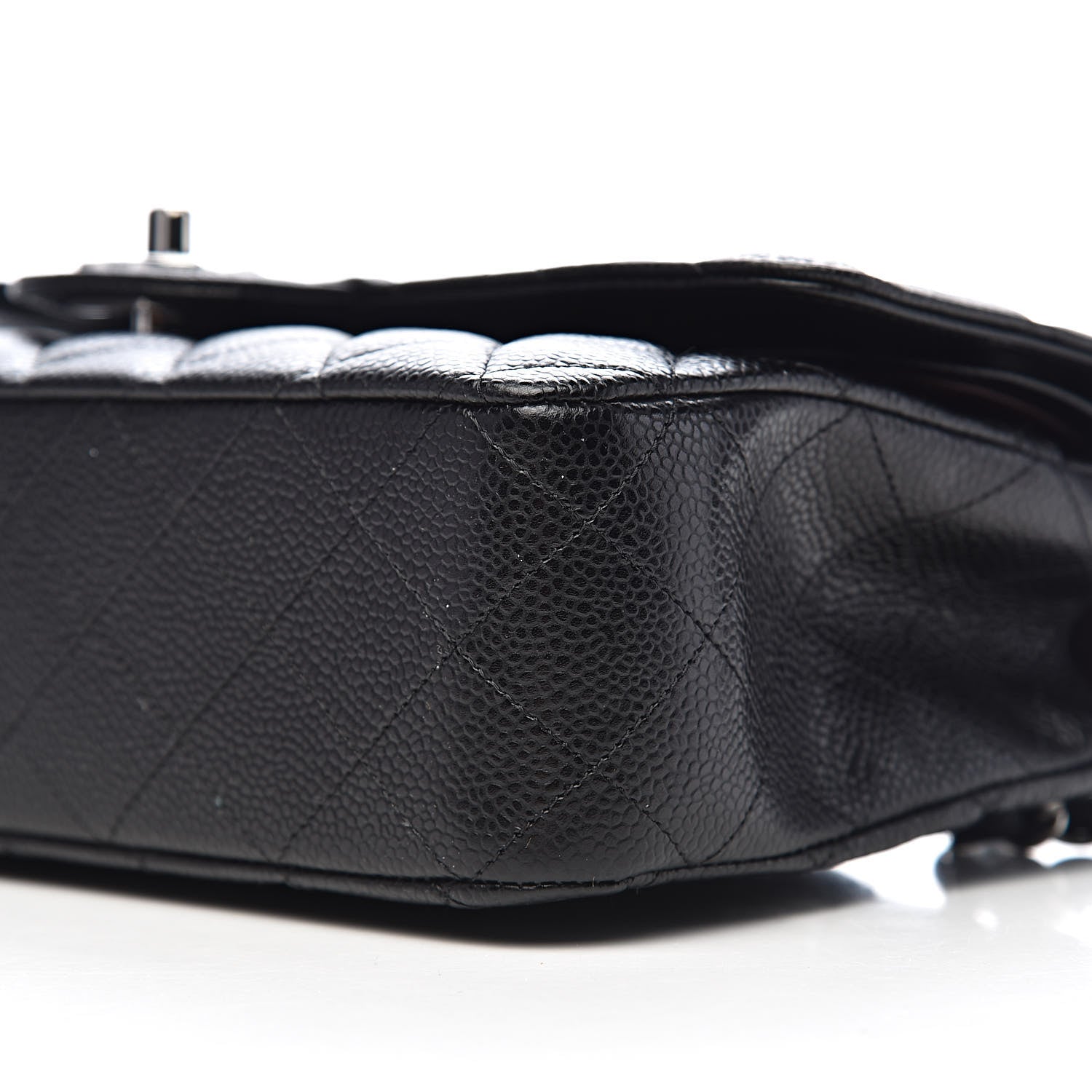Chanel Caviar Quilted Medium Double Flap Black 9 of 10