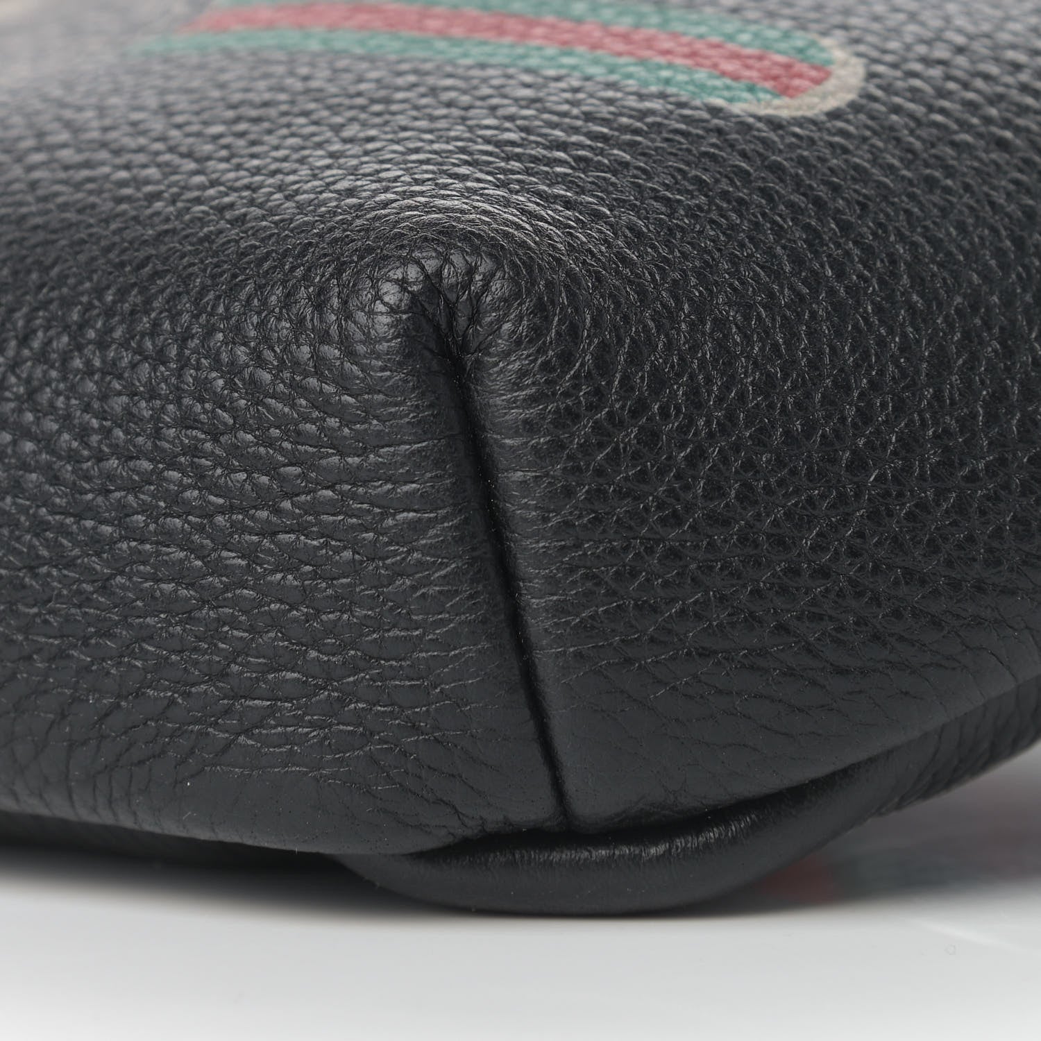 Gucci Grained Calfskin Small Logo Belt Bag Black 9 of 9