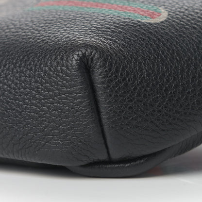 Gucci Grained Calfskin Small Logo Belt Bag Black 9 of 9