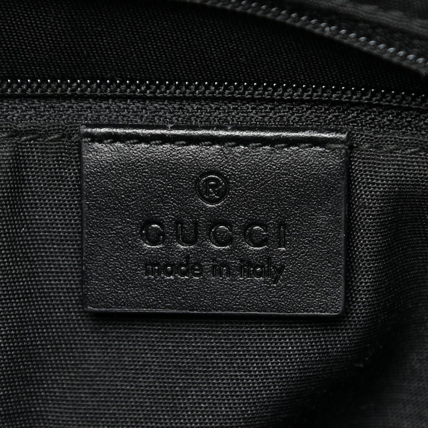 GG Monogram Web Flat Messenger Bag Black