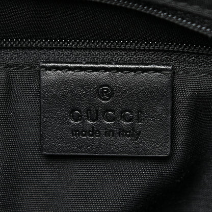Gucci GG Monogram Web Flat Messenger Bag Black 6 of 18