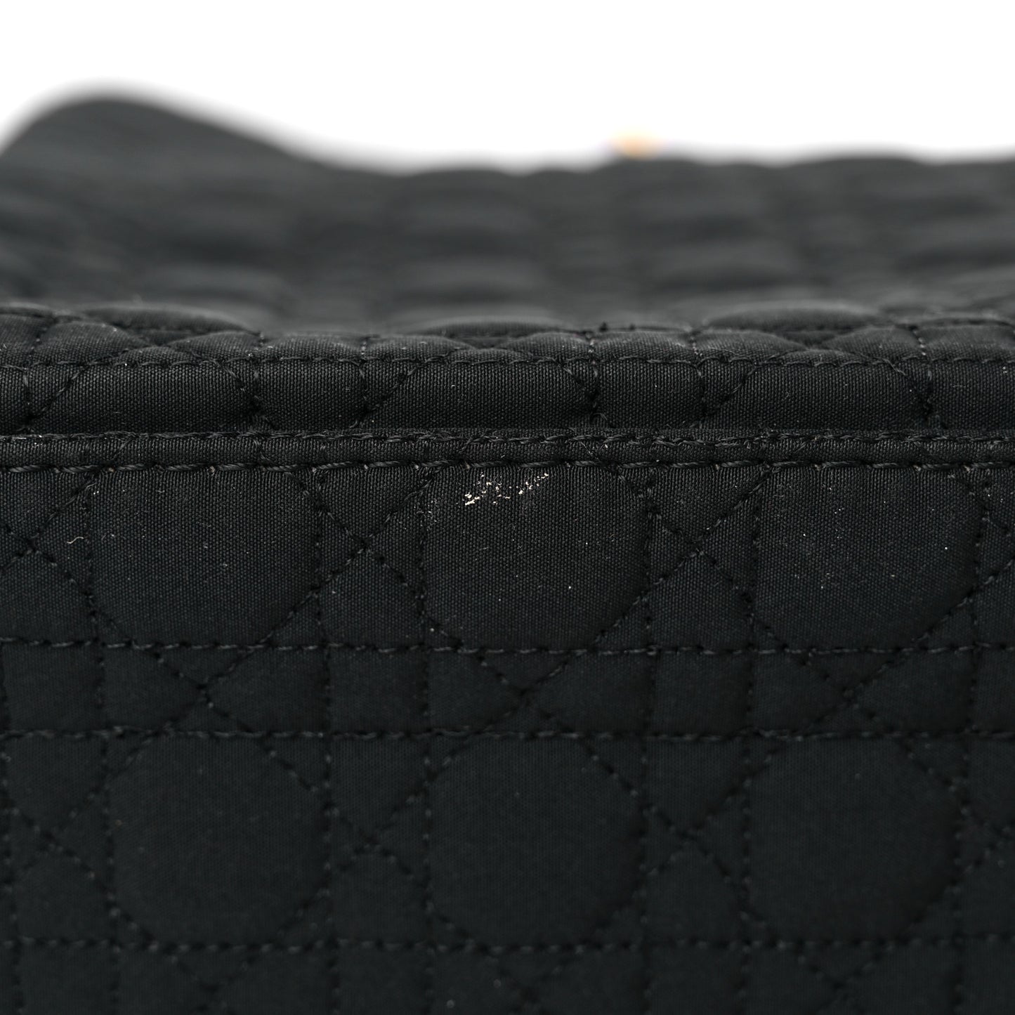 Nylon Cannage Large Lady Dior Black