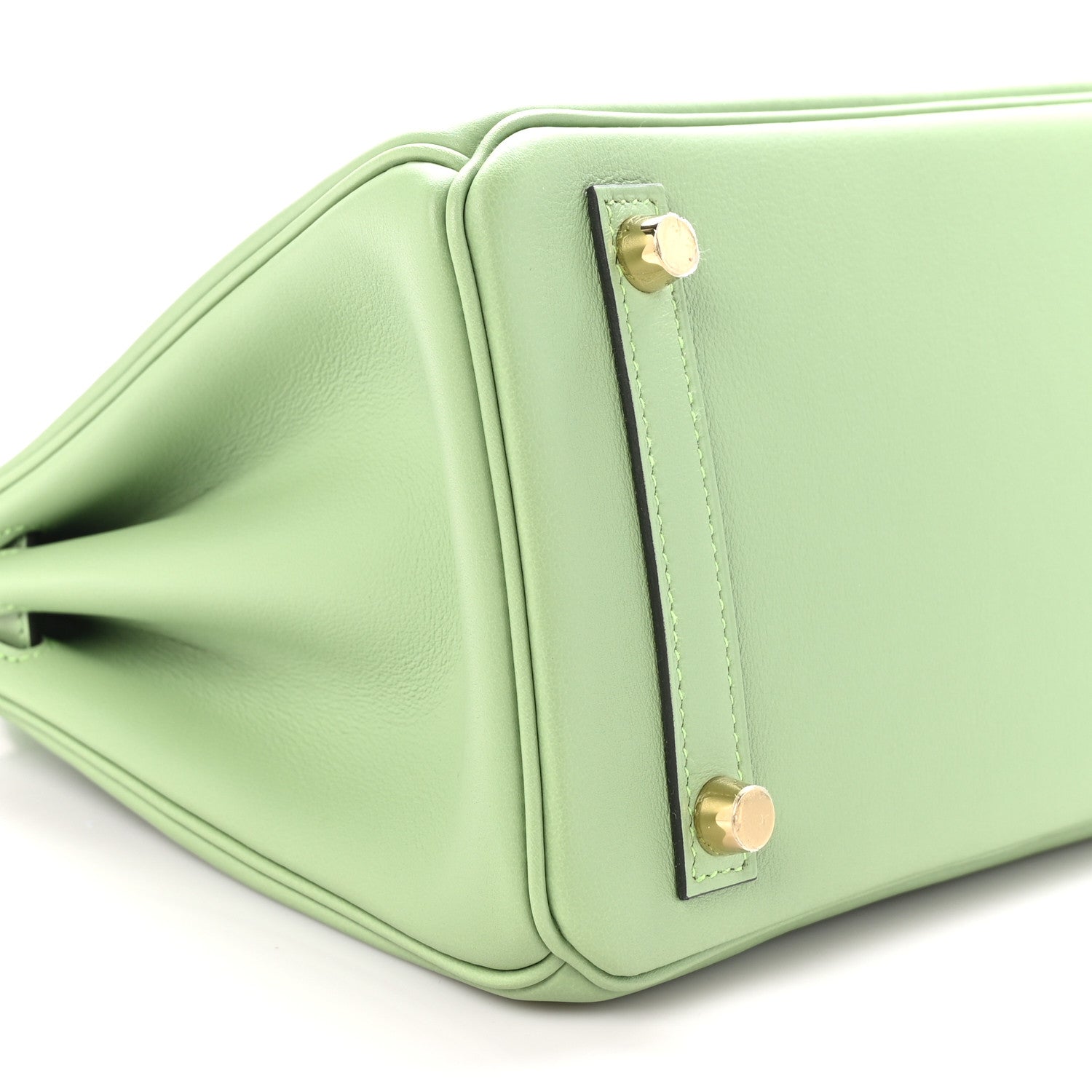 Hermes Swift Birkin 25 Vert Criquet 8 of 10