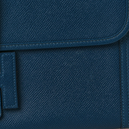 Hermes Epsom Jige Elan 29 Clutch Bleu Izmir 10 of 10