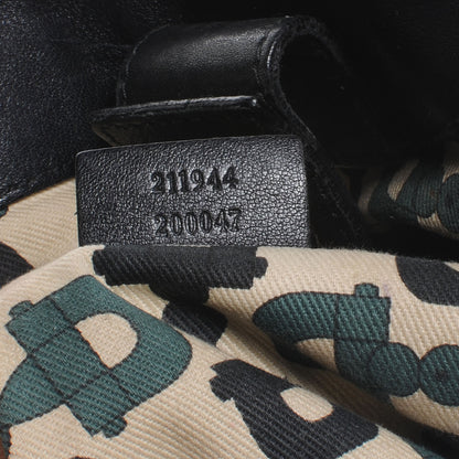 Gucci Guccissima Medium Sukey Tote Black 7 of 7