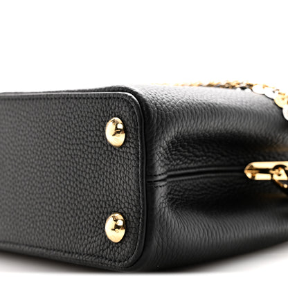 Louis Vuitton Taurillon Confetti Capucines BB Black 9 of 9