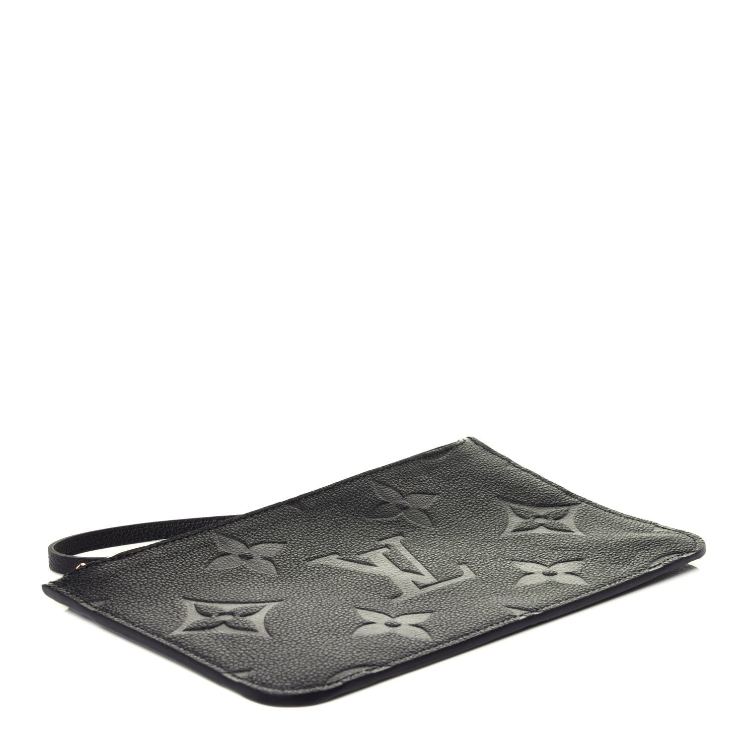 Louis Vuitton Empreinte Monogram Giant Neverfull MM Pochette Black 4 of 12
