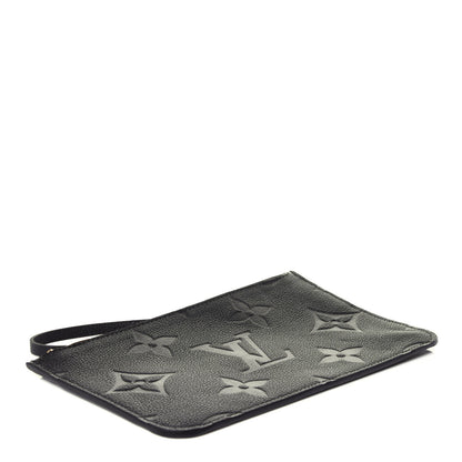 Louis Vuitton Empreinte Monogram Giant Neverfull MM Pochette Black 4 of 12