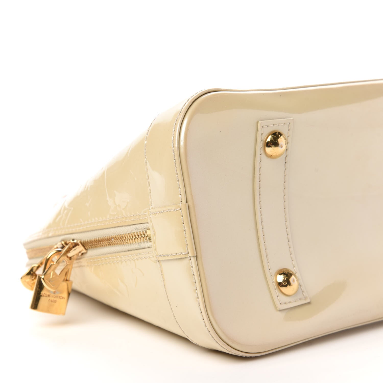 Louis Vuitton Vernis Alma PM Blanc Corail 6 of 9