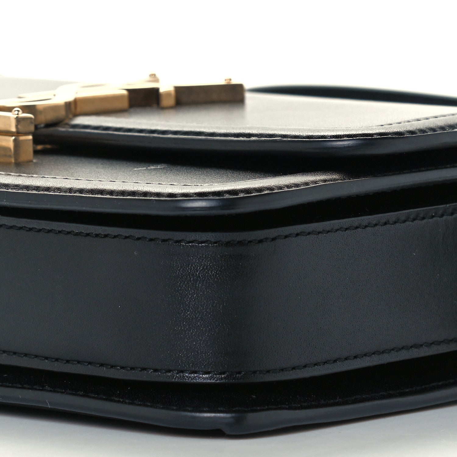 Saint Laurent Smooth Calfskin Small Solferino Satchel Black 11 of 12