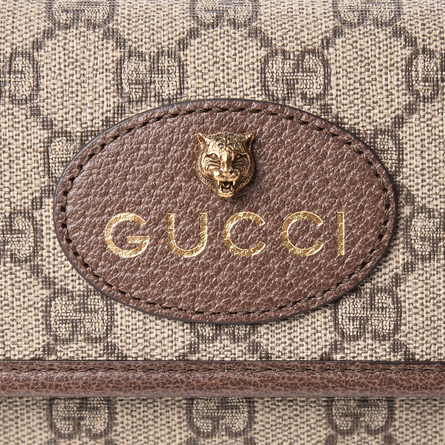 Gucci GG Supreme Monogram Neo Vintage Web Belt Bag Brown 10 of 10