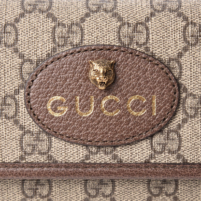 Gucci GG Supreme Monogram Neo Vintage Web Belt Bag Brown 10 of 10