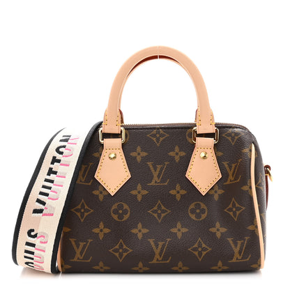 Louis Vuitton Monogram Speedy Bandouliere 20 Black 1 of 10