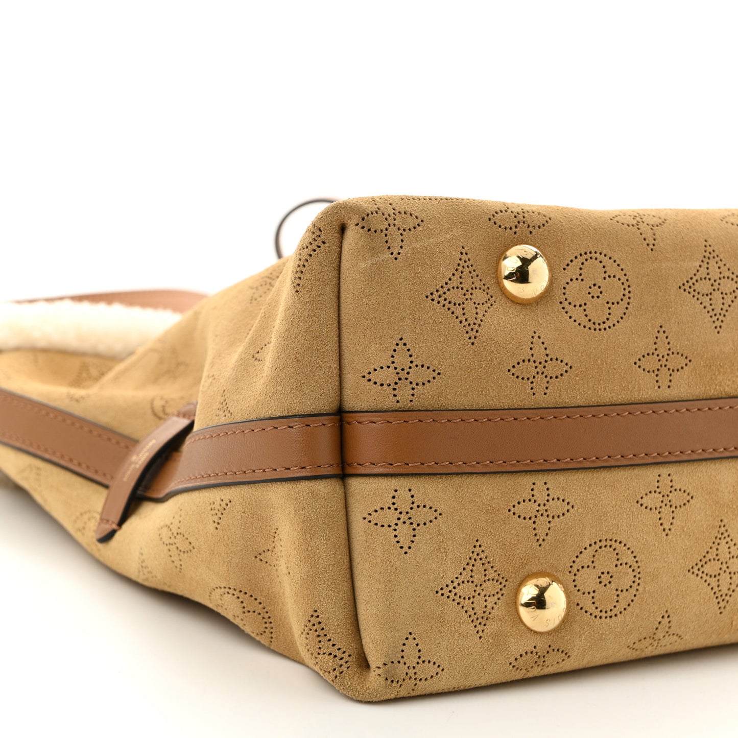 Suede Mahina CarryAll PM Beige