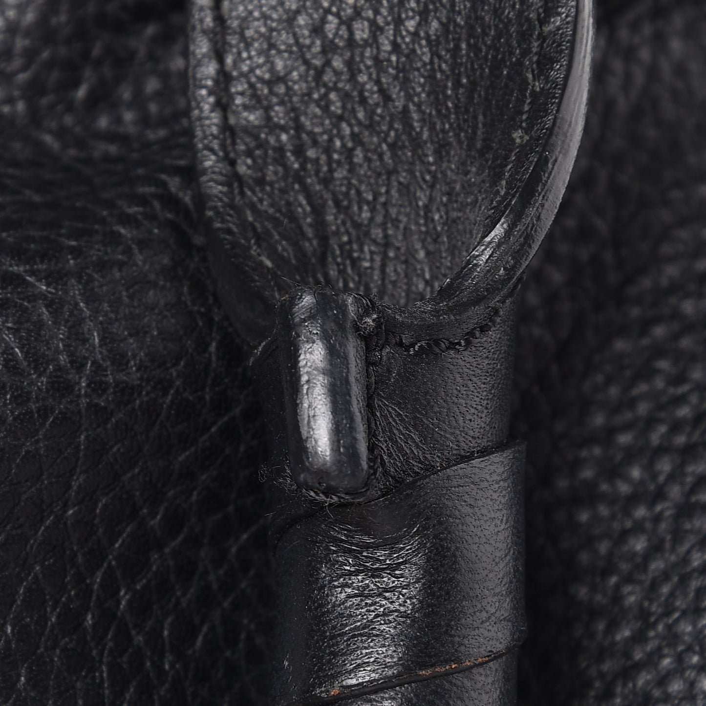 Calfskin Medium Marcie Satchel Black