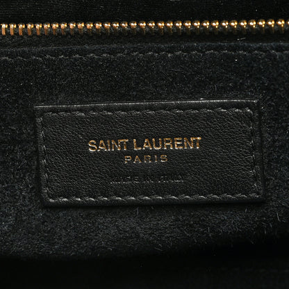 Saint Laurent SAINT LAURENT Smooth Calfskin Le 5 A 7 Hobo Black 6 of 9