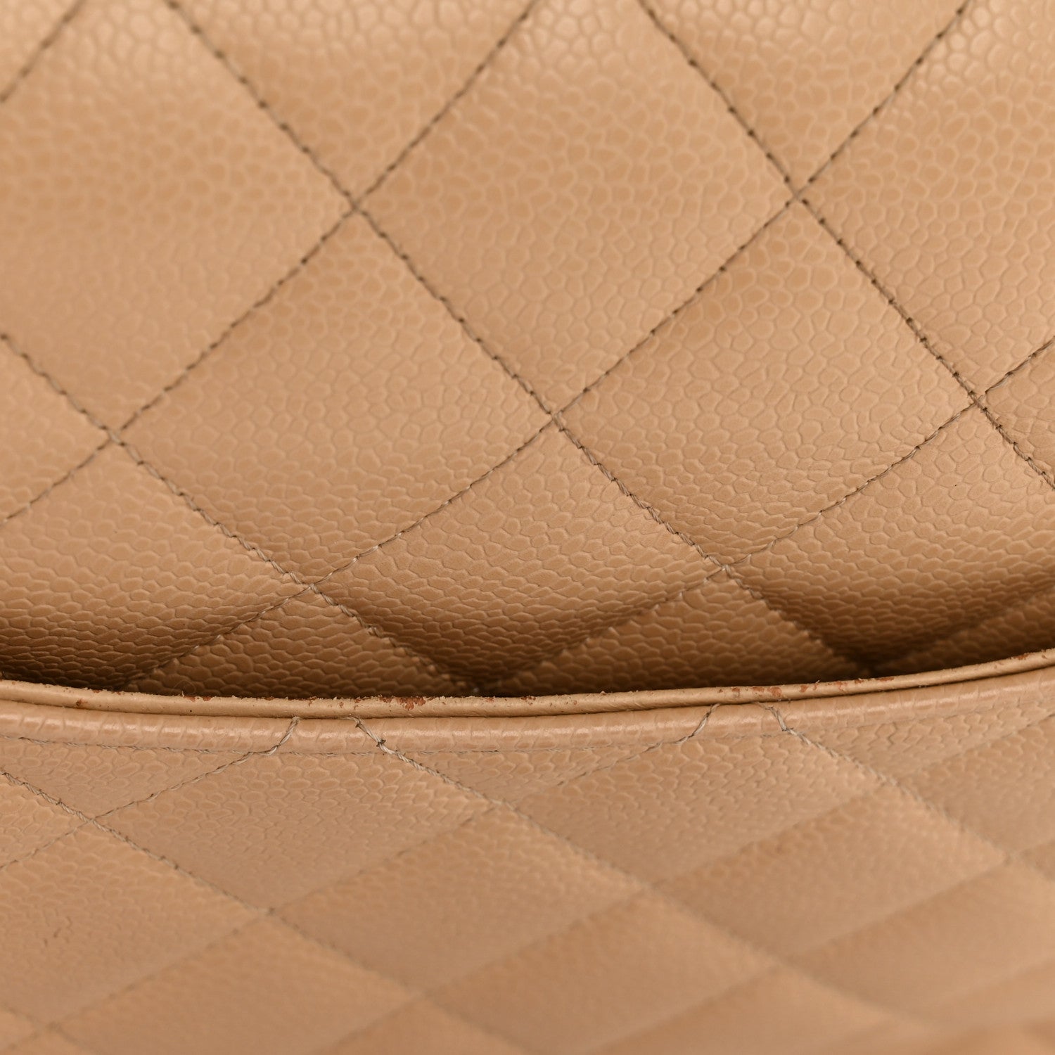 Chanel Caviar Quilted Jumbo Double Flap Beige Clair 14 of 14