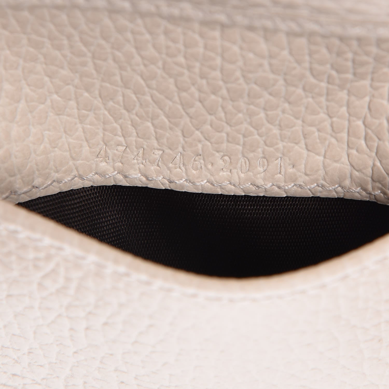 Gucci Dollar Calfskin GG Marmont Wallet Mystic White 7 of 8