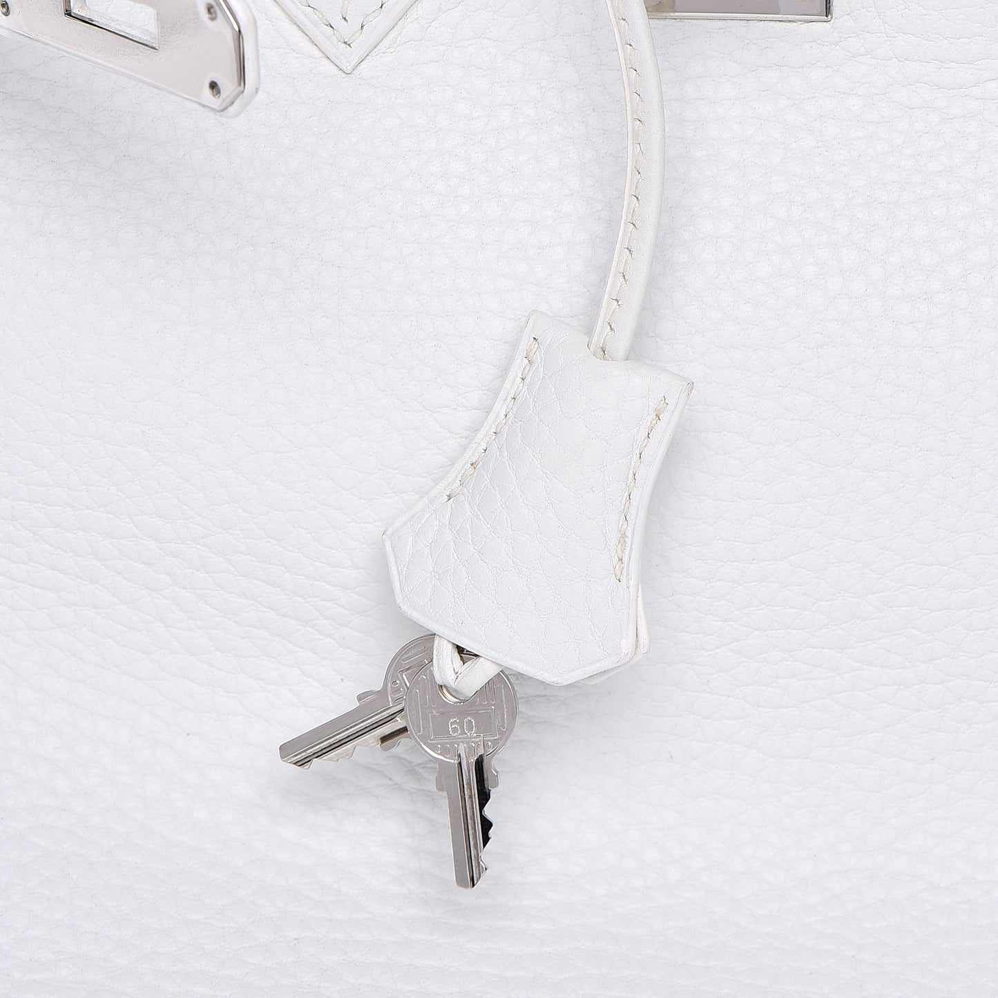 Taurillon Clemence Birkin 30 White