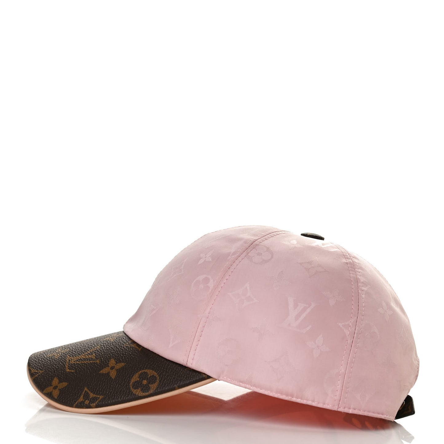 Polyester Silk Monogram LV Get Ready Cap L Pink