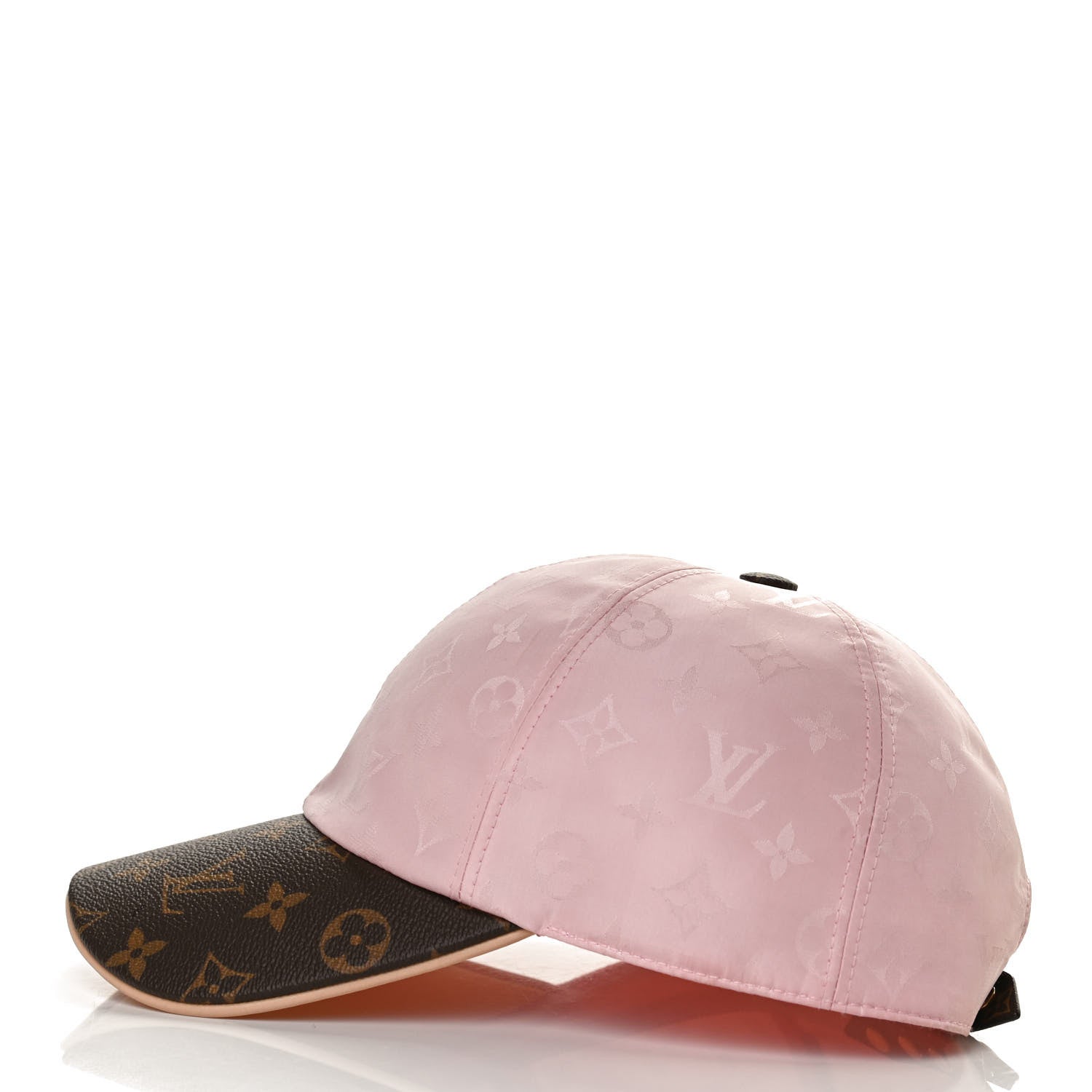 Louis Vuitton Polyester Silk Monogram LV Get Ready Cap L Pink 3 of 10